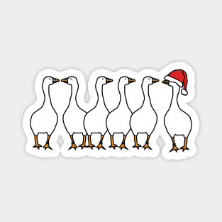 Christmas Six Geese A-Laying Magnet