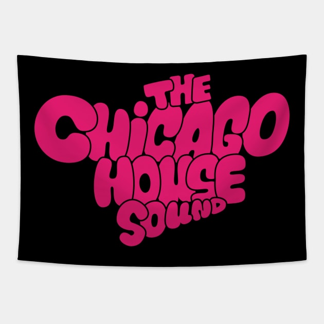 Chicago house Sound - Chicago House Music Tapestry by Boogosh