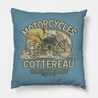 Motorcycles Cottereau 1891 Pillow