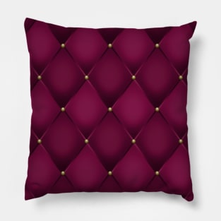 Burgundy and Gold Pillow