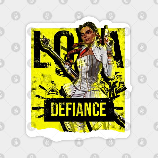 Apex Legends Loba Defiance Magnet by LucioDarkTees