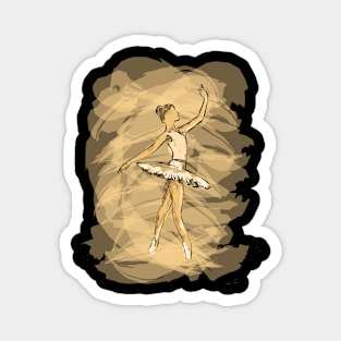 Ballet Dance by PK.digart Magnet