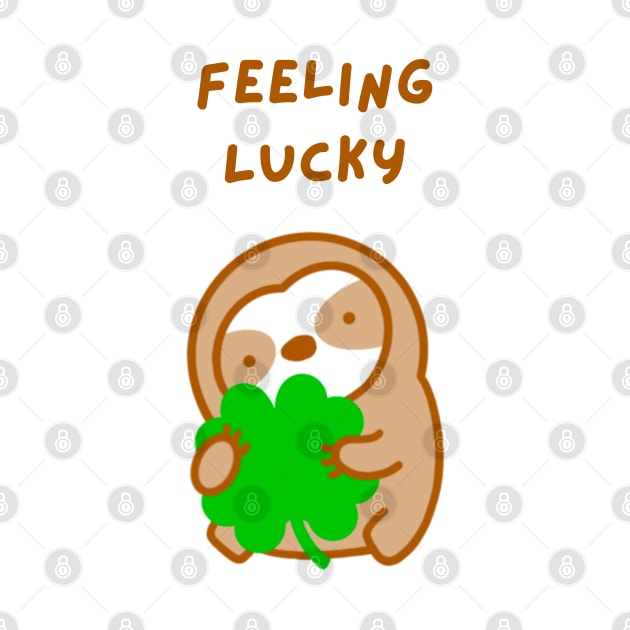 Feeling Lucky Clover Sloth by theslothinme