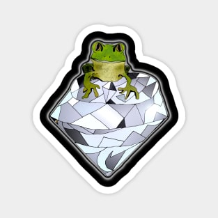 Diamond Frog Magnet