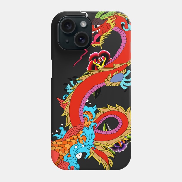 dragon Phone Case by MARK ASHKENAZI