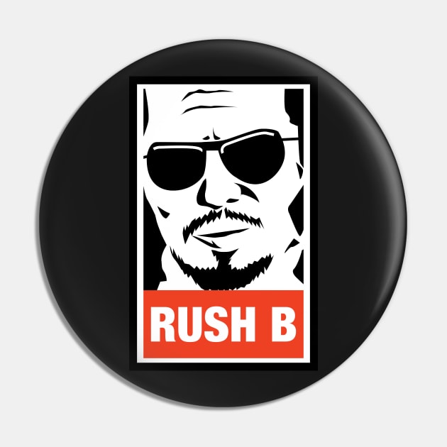 Rush B CSGO Counter-Strike Global Offensive Gaming Pin by pixeptional