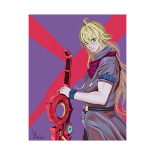 Shulk print T-Shirt