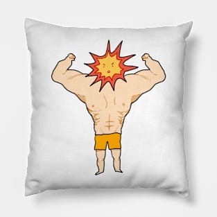 Strong dude Pillow