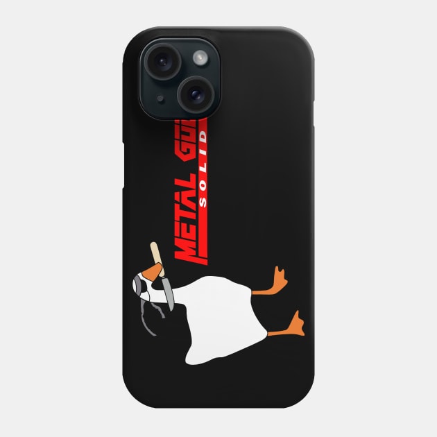 Metal Goose Solid Phone Case by zody