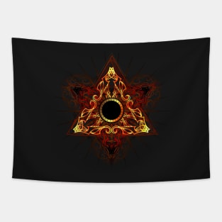 Fire symbol ( Fiery sign ) Tapestry