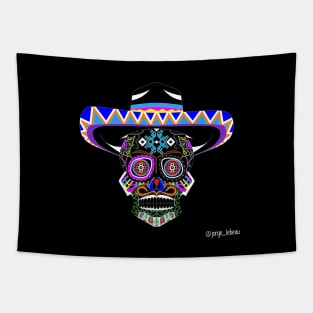 black mariachi san ecopop Tapestry