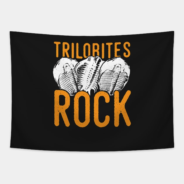 Paleontology tshirt - Trilobites tshirt, ideal gift for fossil hunters Tapestry by Diggertees4u