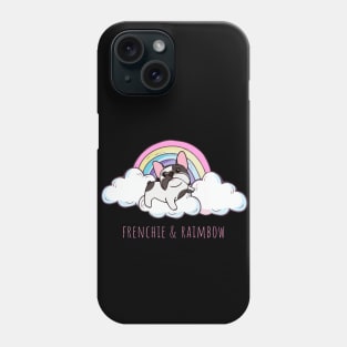 french bulldog raimbow for frenchie lover Phone Case