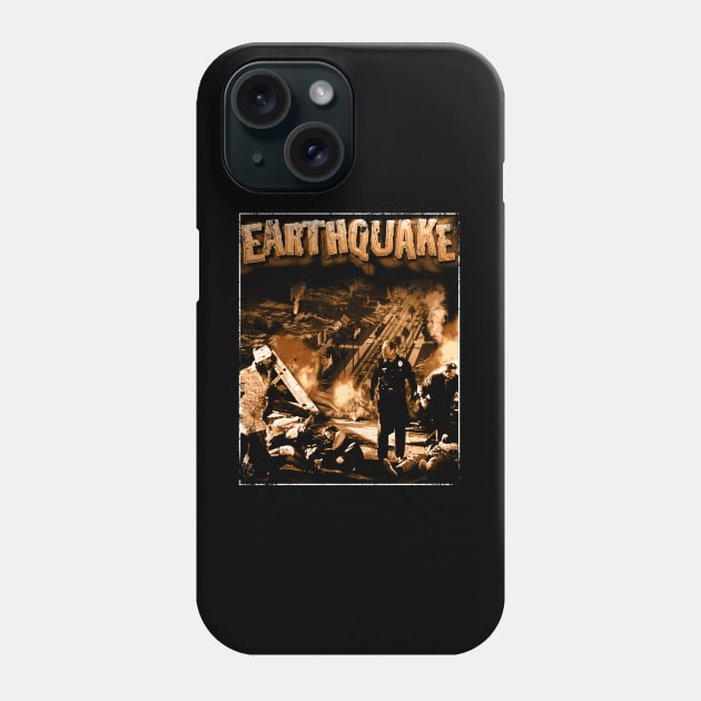 When the Ground Trembles Disaster Strikes in Earthquakes Phone Case by GodeleineBesnard