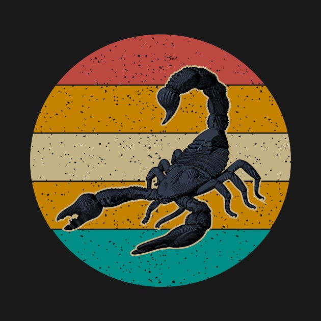 Retro Scorpion Scorpio Insect Horoscope by MooonTees