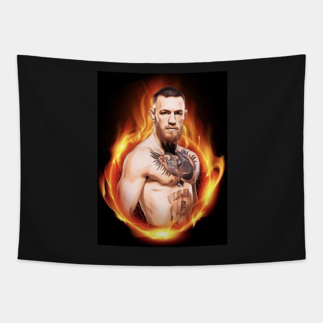 The Notorious Conor McGregor Tapestry by TheLaundryLady