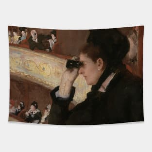 In the Loge by Mary Cassatt Tapestry