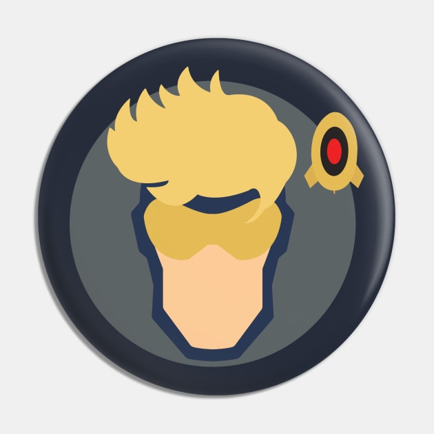 Booster Gold & Skeets Pin by Avengedqrow