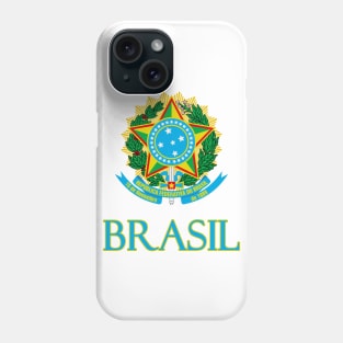 Brasil (Brazil) - Brazilian Coat of Arms Design Phone Case