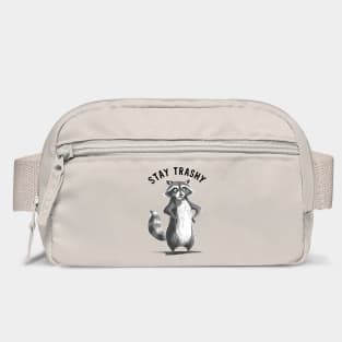 Funny Raccoon Stay Trashy  Meme Bag