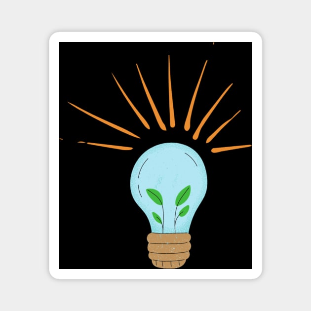 bulb Magnet by beleafcreativ