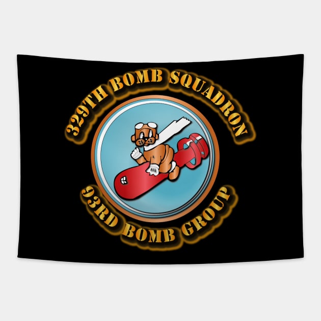 AAC - 329th Bomb Squadron, 93rd Bomb Group Tapestry by twix123844