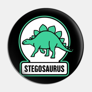 STEGOSAURUS | Dinosaur Graphic Gift Pin