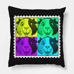 Guinea Pig Postage Stamp Pillow