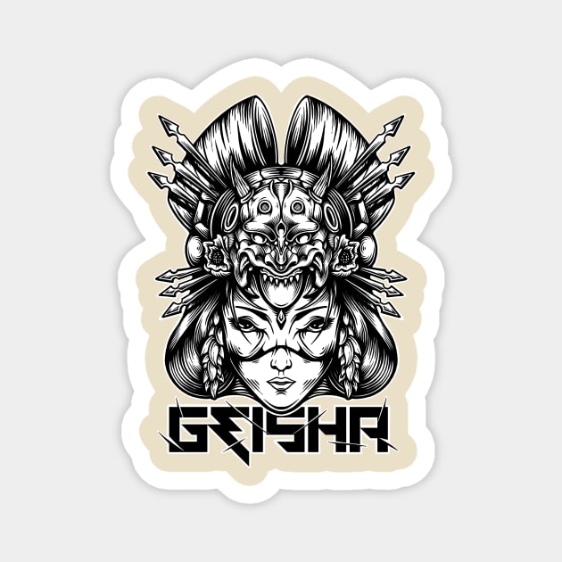 Geisha Magnet by Arjanaproject