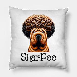 When you have a Sharpei crossed with a fancy Poodle, you get a Sharpoo Pillow