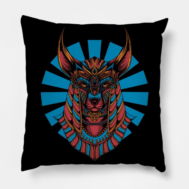 Mystical god Pillow by Tuye Project