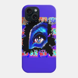 beautiful Eye Street Graffiti Phone Case