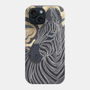 Beautiful Modern Zebra Phone Case