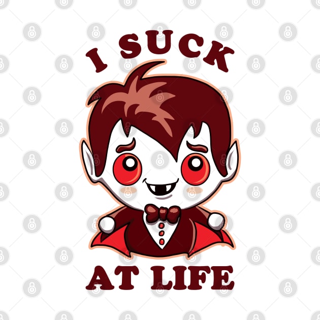 I Suck At Life | Cute Vampire by TMBTM