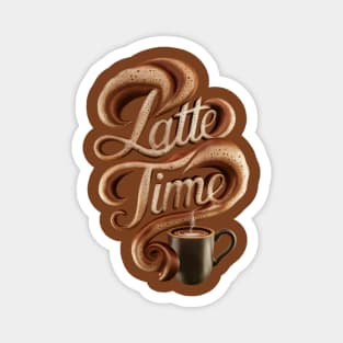 Latte Time Magnet