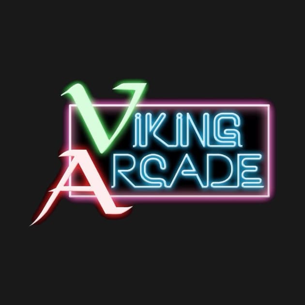 Neon Viking Arcade Logo by VikingArcade