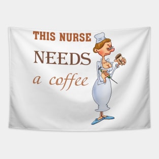 This nurse needs a coffee Tapestry