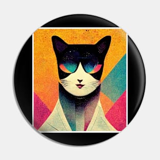 disco cat Pin