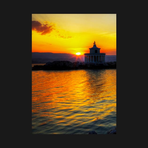 Argostoli lighthouse Sunset, Kefalonia, Greece by tommysphotos