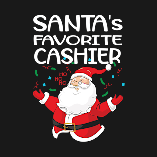 Santa's Favorite Cashier T-Shirt