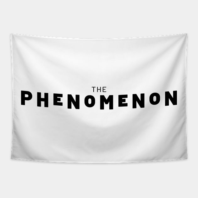 The Phenomenon - Black Logo Tapestry by The Phenomenon