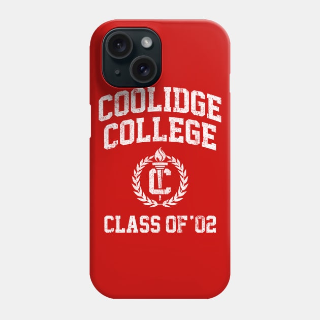 Coolidge College Class of 02 - Van Wilder Phone Case by huckblade