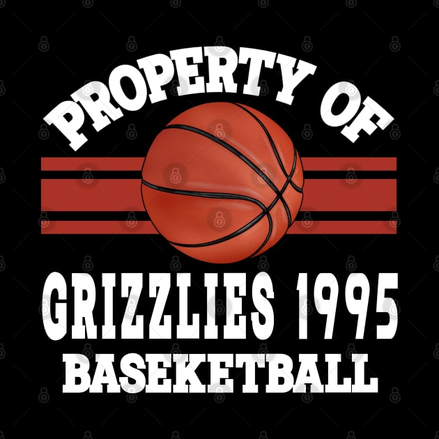 Proud Name Grizzlies Graphic Property Vintage Basketball by Irwin Bradtke