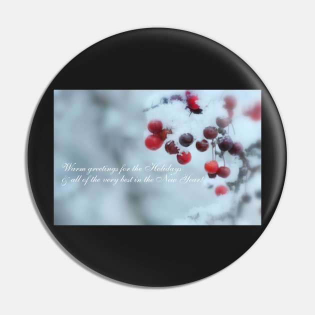 Christmas Greetings Pin by LaurieMinor