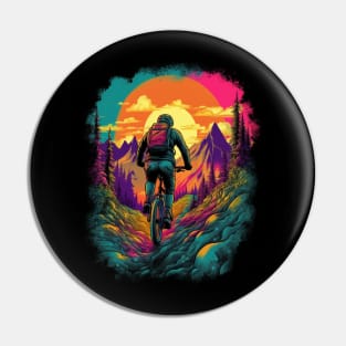 mountain biker Pin