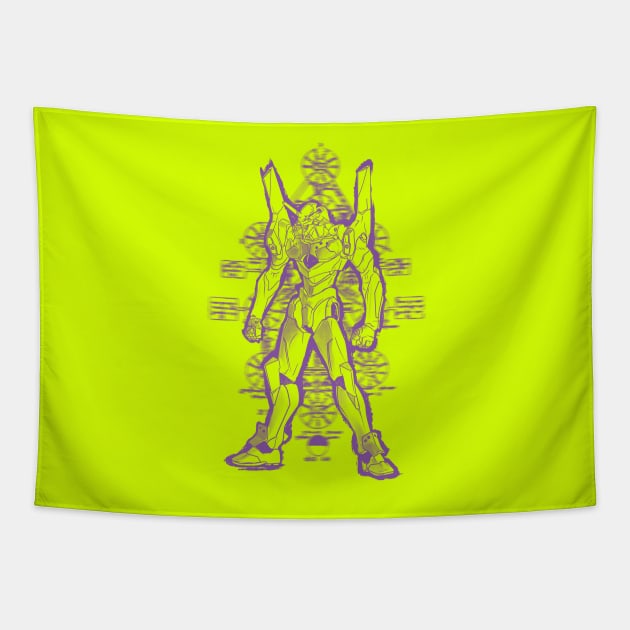 Sephirotic EVA-01 Light Tapestry by LivMat