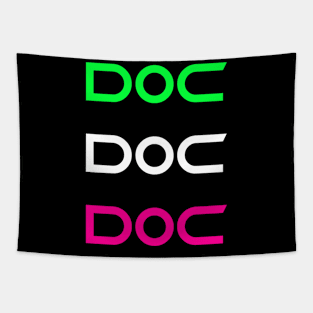 Colourful doc art Tapestry