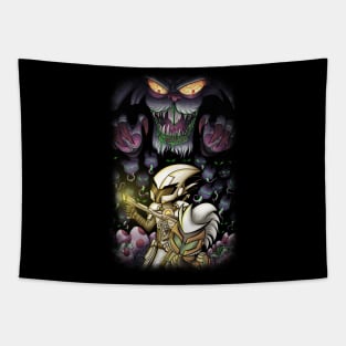 Gizmo and Bunny Alien Bunnies Tapestry