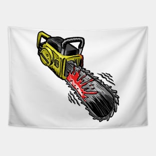 Chainsaw Mayhem Tapestry