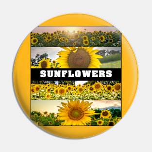 Sunflower Set Pin